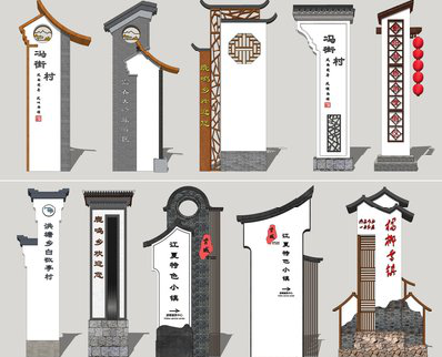 信阳美丽乡村标识标牌有哪些分类？